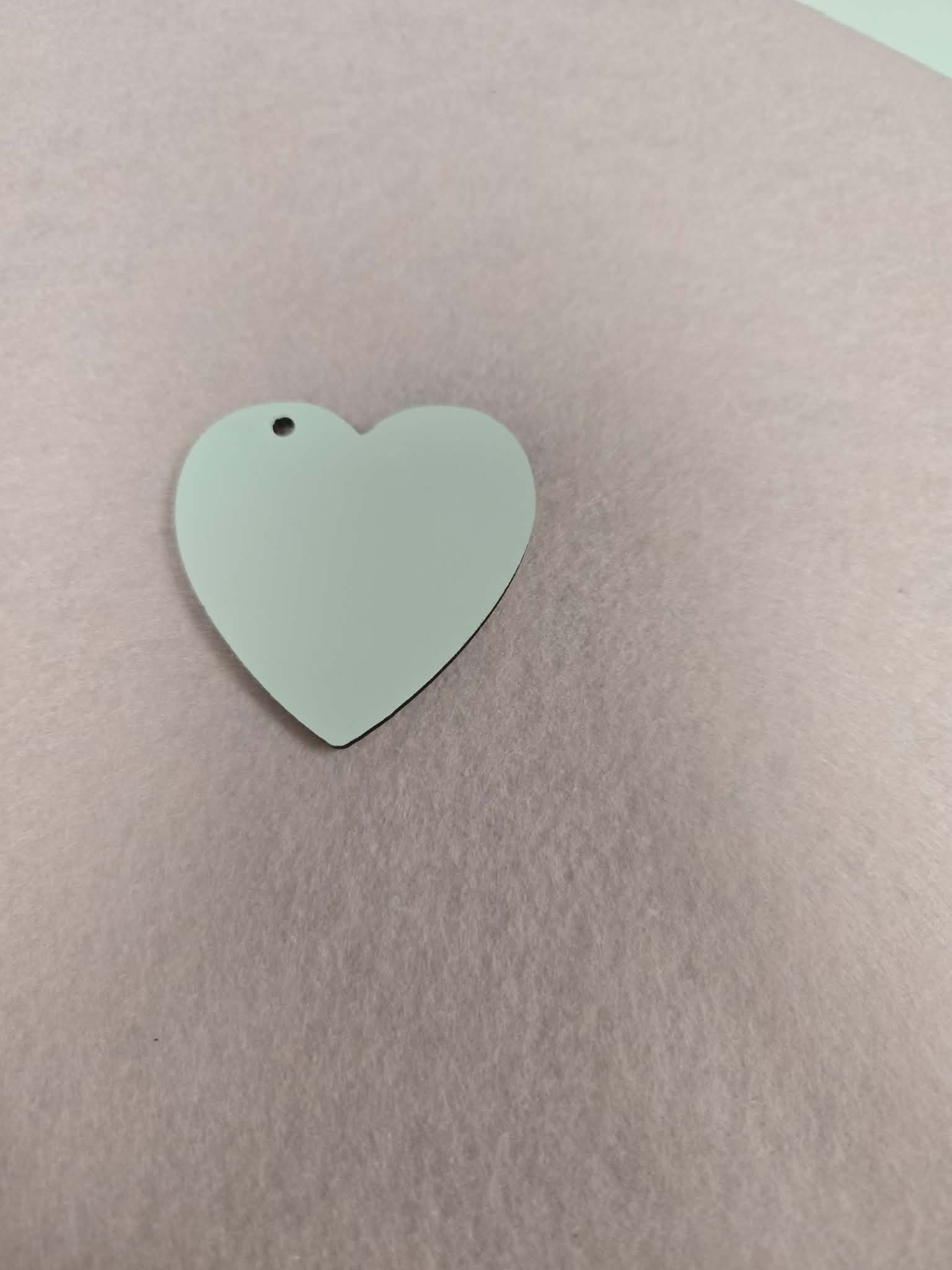 Heart Shaped MDF keychain that can be personized with sublimation by Jennnayyy's.